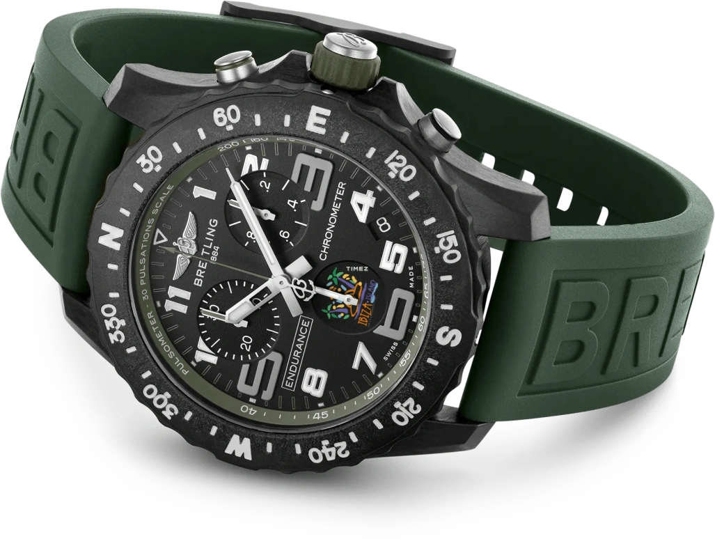 Breitling,Endurance Pro 44mm,44mm,Titaplast,Black,Quartz,Chronograph,Day,X823102D1B1S1