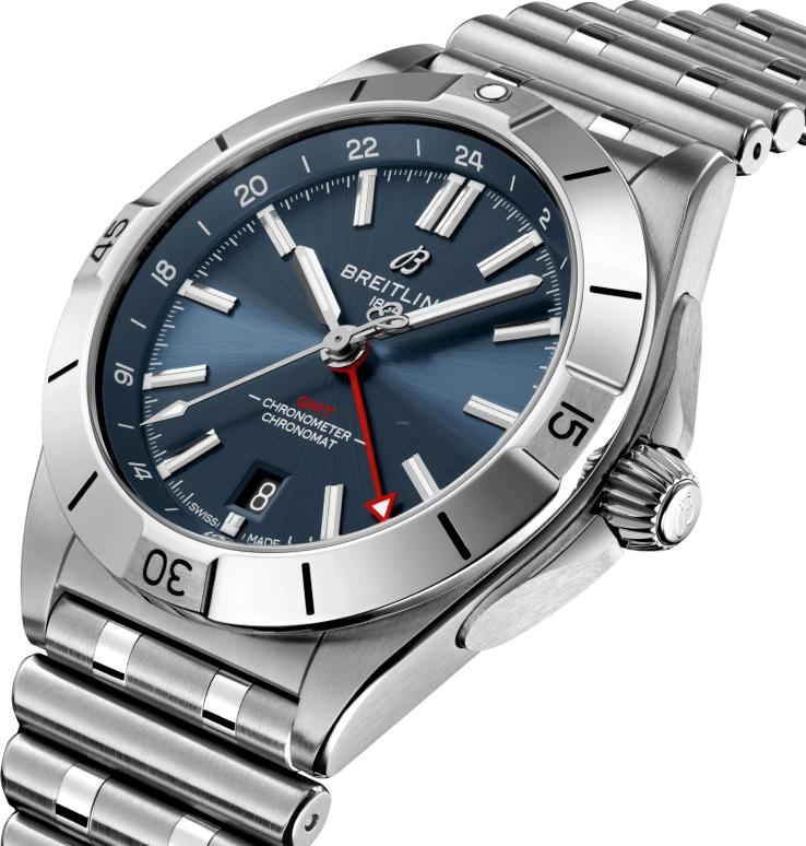Breitling,Chronomat 40mm,40mm,Stainless Steel,Luminous,Blue,Automatic,42hours,In-house Caliber,A32398101C1A1
