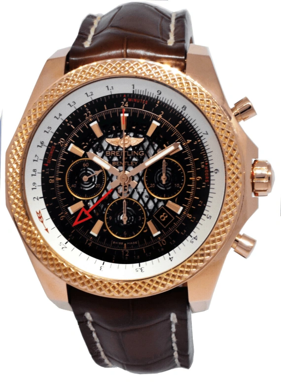 Breitling,Breitling for Bentley 49mm,49mm,Rose Gold,Black,Automatic,Chronograph,Day,Dule Time,RB043112,RB043112/BC70/761P