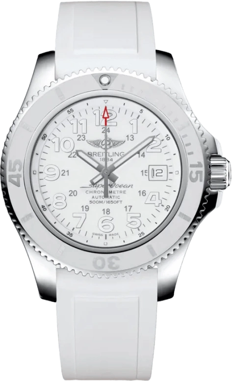 Breitling,Superocean 42mm,42mm,Stainless Steel,White,Automatic,Chronograph,Date,Anti-magnetic,A17365D2,A17365D2/A766/161A