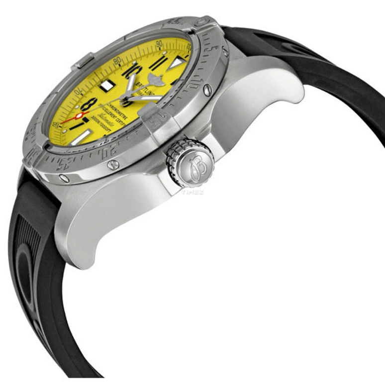 Breitling,Avenger 45.40mm,45.40mm,Stainless Steel,Yellow,Automatic,Day,Round,A1733010,A1733010/I513/200S