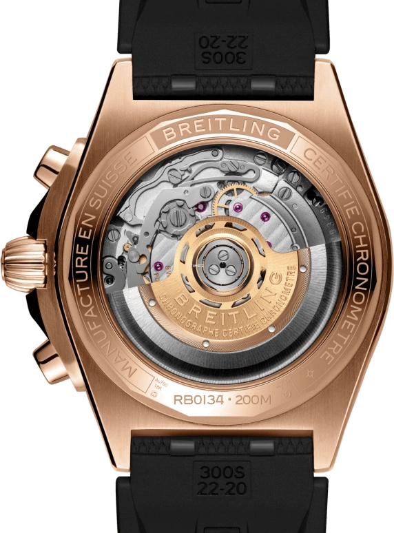 Breitling,Chronomat 42mm,42mm,Red Gold,Silver,Automatic,Chronograph,Day,RB0134721G1S2