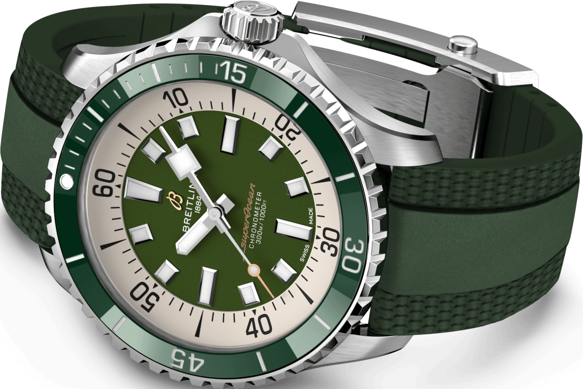 Breitling,Superocean 44mm,44mm,Stainless Steel,Automatic,40hours,In-house Caliber,A17376A31L1S1