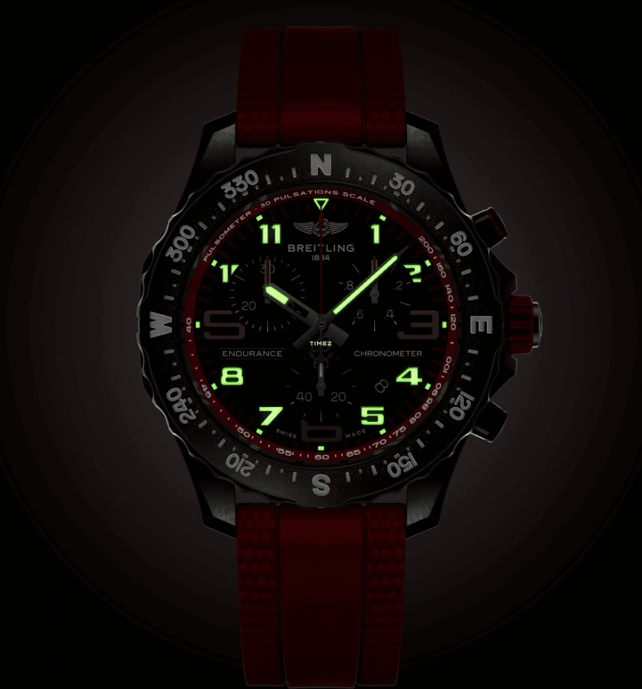 Breitling,Endurance Pro 38mm,38mm,Titaplast,Black,Quartz,Chronograph,Day,X83310D91B2S1