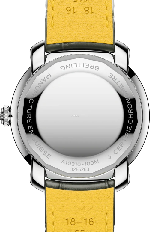Breitling,Premier 36mm,36mm,Stainless Steel,Grey,Automatic,42hours,In-house Caliber,A10310671M1P1
