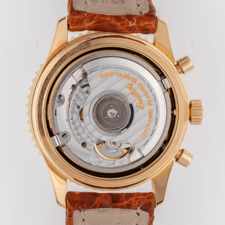 Breitling,Montbrillant 38mm,38mm,Rose Gold,Silver White,Automatic,Chronograph,42hours,H30030