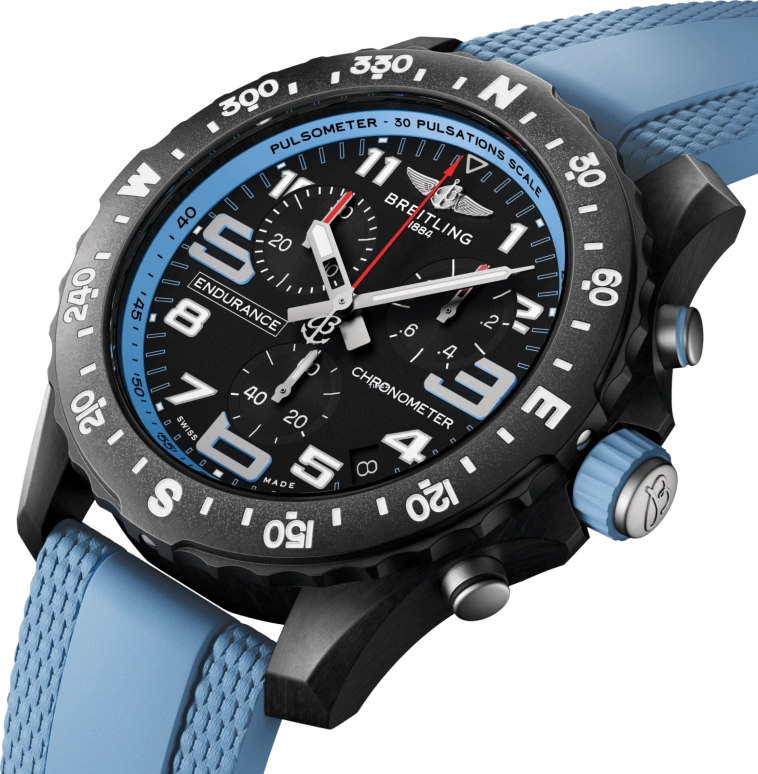 Breitling,Endurance Pro 44mm,44mm,Titaplast,Black,Quartz,Chronograph,Day,X82310281B1S2