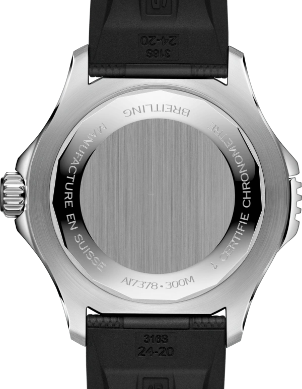Breitling,Superocean 46mm,46mm,Stainless Steel,Black,Automatic,40hours,In-house Caliber,A17378211B1S1