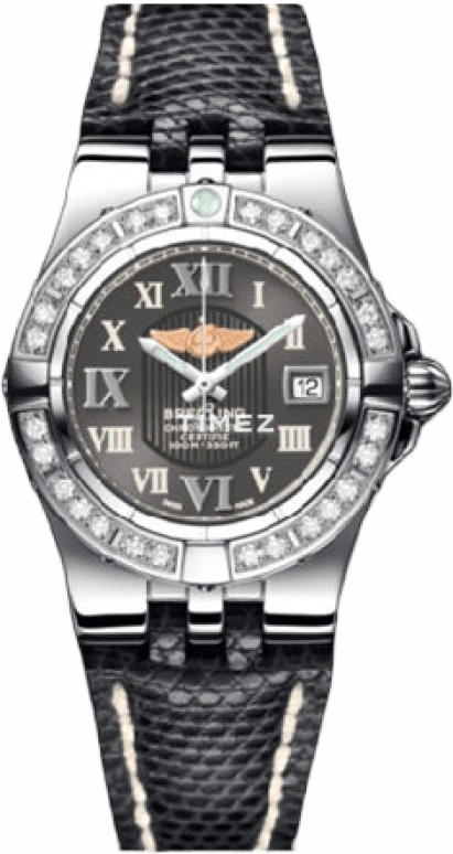 Breitling,Galactic 30mm,30mm,Stainless Steel,Black,Quartz,26280hours,In-house Caliber,A71340LA,A71340LA.M523.168Z.A14D1