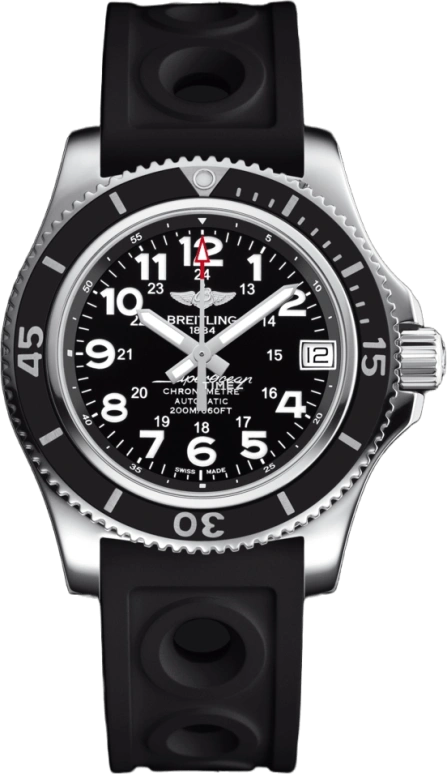 Breitling,Superocean 36mm,36mm,Stainless Steel,Black,Automatic,40hours,In-house Caliber,A17312C9,A17312C9.BD91.231S.A16S.1