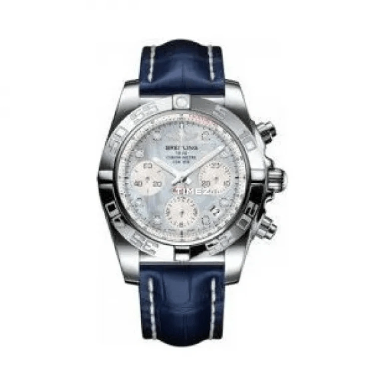Breitling,Colt 41mm,41mm,Stainless Steel,White,Automatic,Chronograph,Day,AB014012,AB014012/G712/719P
