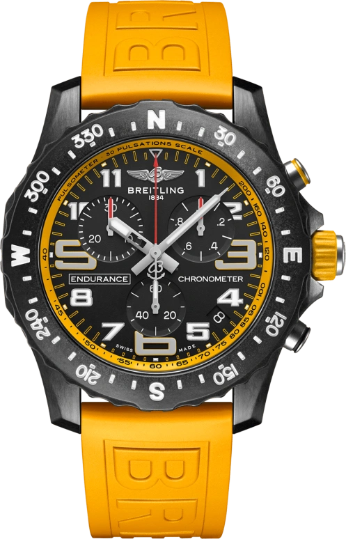 Breitling,Endurance Pro 44mm,44mm,Titaplast,Black,Quartz,Chronograph,Day,X82310A41B1S1