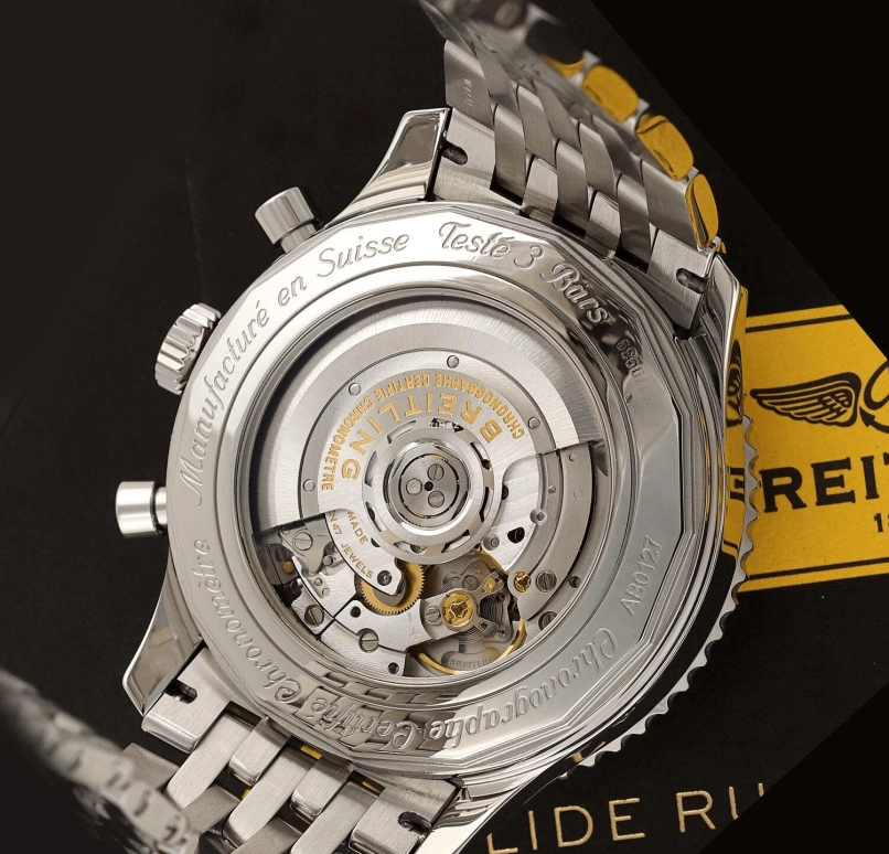 Breitling,Navitimer 46mm,46mm,Stainless Steel,Black,Automatic,Chronograph,Day,AB012721,AB012721/BD09/443A