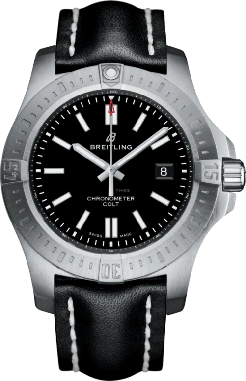 Breitling,Chronomat 44mm,44mm,Stainless Steel,Black,Automatic,Day,Anti-magnetic,A17388101B1X1