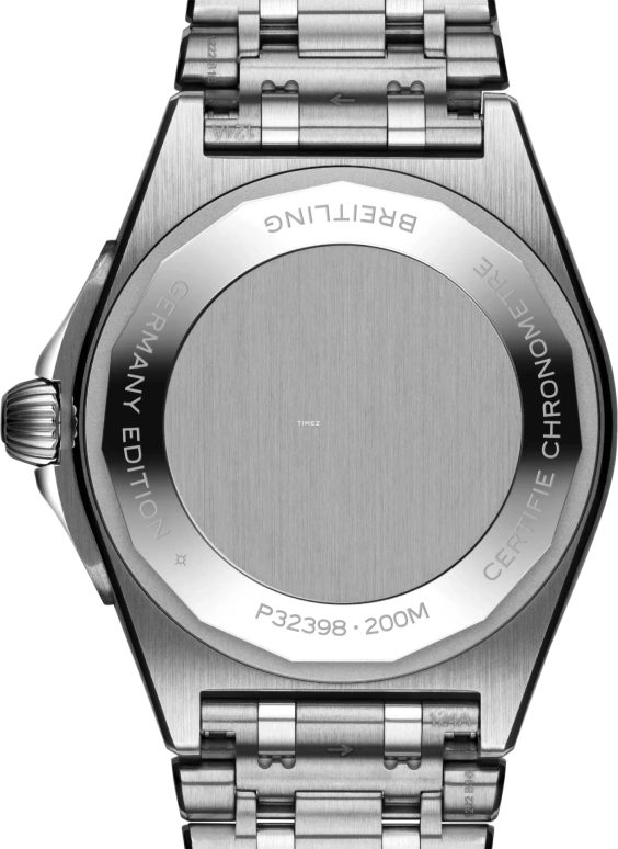 Breitling,Chronomat 40mm,40mm,Stainless Steel,Platinum,Green,Automatic,Day,Dule Time,P323981A1L1A1