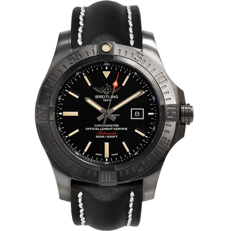 Breitling,Avenger 48mm,48mm,Titanium,Black,Automatic,Day,Sapphire,Crystal Glass,V1731010,V1731010/BD12/441X