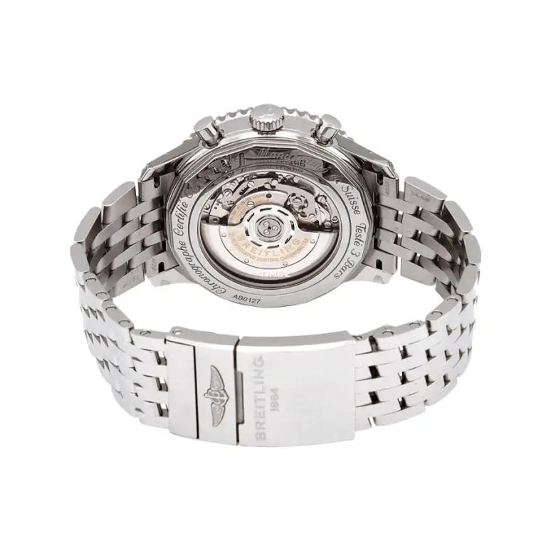 Breitling,Navitimer 46mm,46mm,Stainless Steel,Black,Automatic,Chronograph,Day,AB0127211B1A1