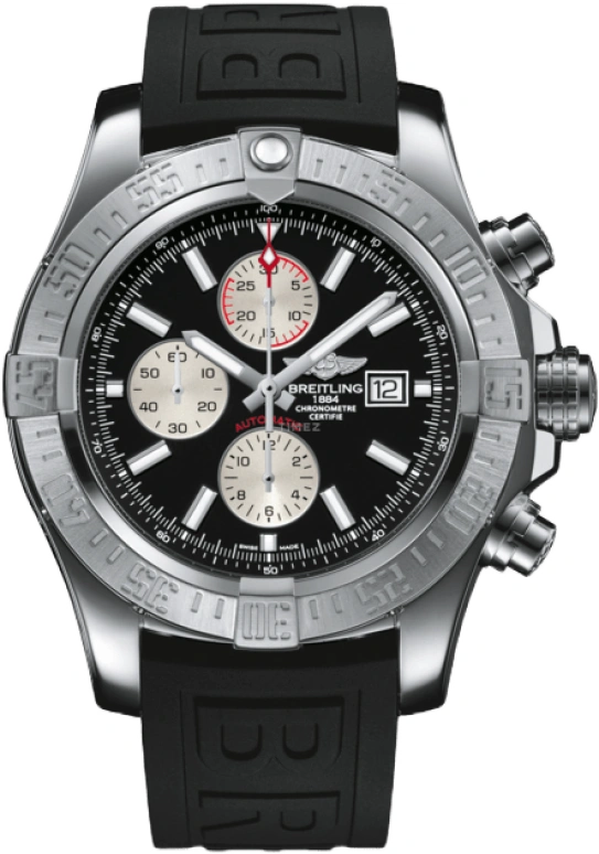Breitling,Avenger 48mm,48mm,Stainless Steel,Black,Automatic,Chronograph,Date,Compass,A13371111B1S2