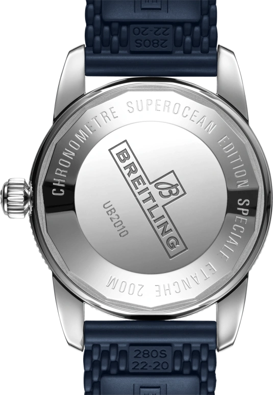 Breitling,Superocean Heritage 42mm,42mm,Red Gold,Stainless Steel,Blue,Automatic,Day,70hours,UB2010161C1S1