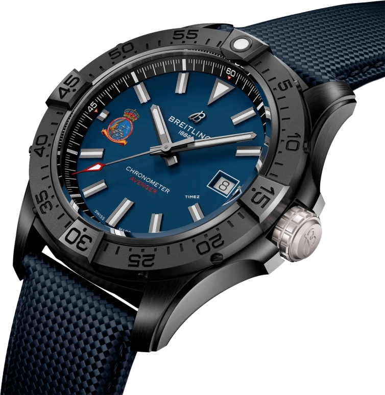 Breitling,Avenger 42mm,42mm,Ceramic,Blue,Automatic,Day,38hours,S173282A1C1X1