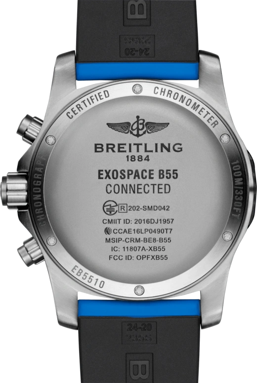 Breitling,Exospace 46mm,46mm,Titanium,Black,Quartz,Countdown,Chronograph,Perpetual Calendar,Month,In-house Caliber,Sapphire,EB5510H21B1S1