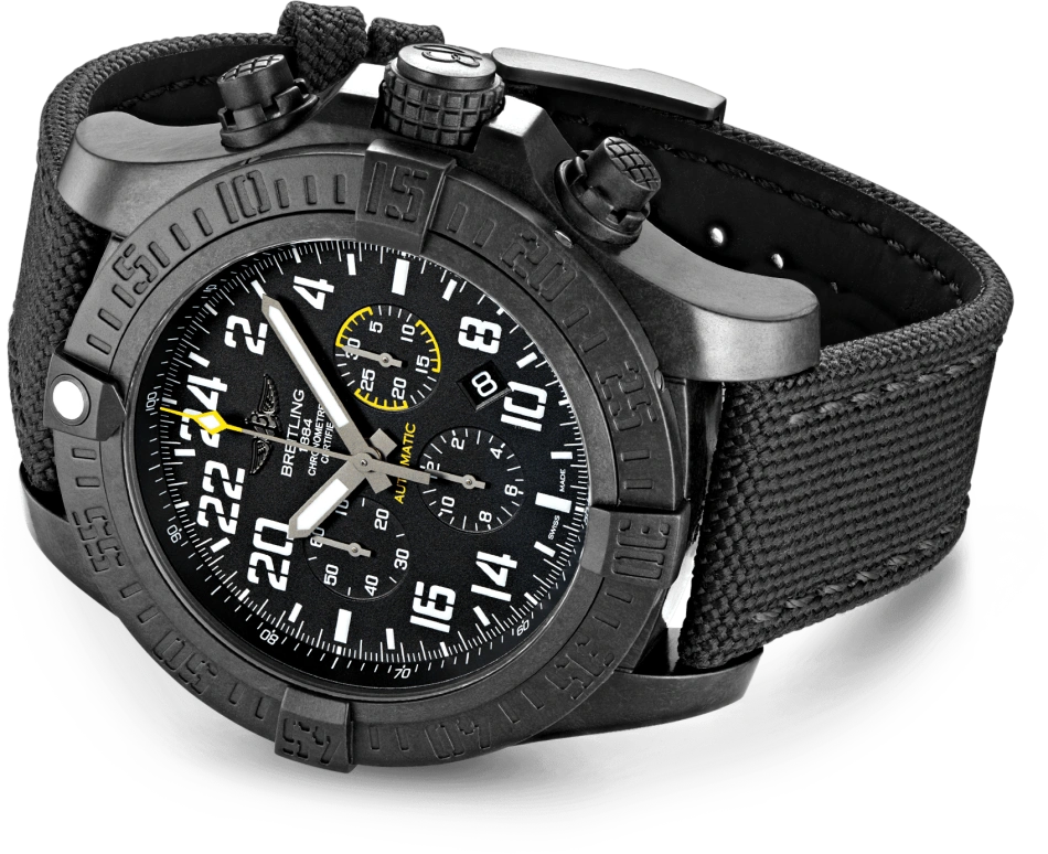 Breitling,Avenger 50mm,50mm,Titaplast,Black,Automatic,Chronograph,Date,Column Wheel,XB1210E41B1W1