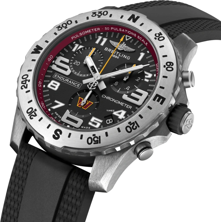 Breitling,Endurance Pro 44mm,44mm,Titanium,Black,Quartz,Chronograph,Day,E823106A1BNS1