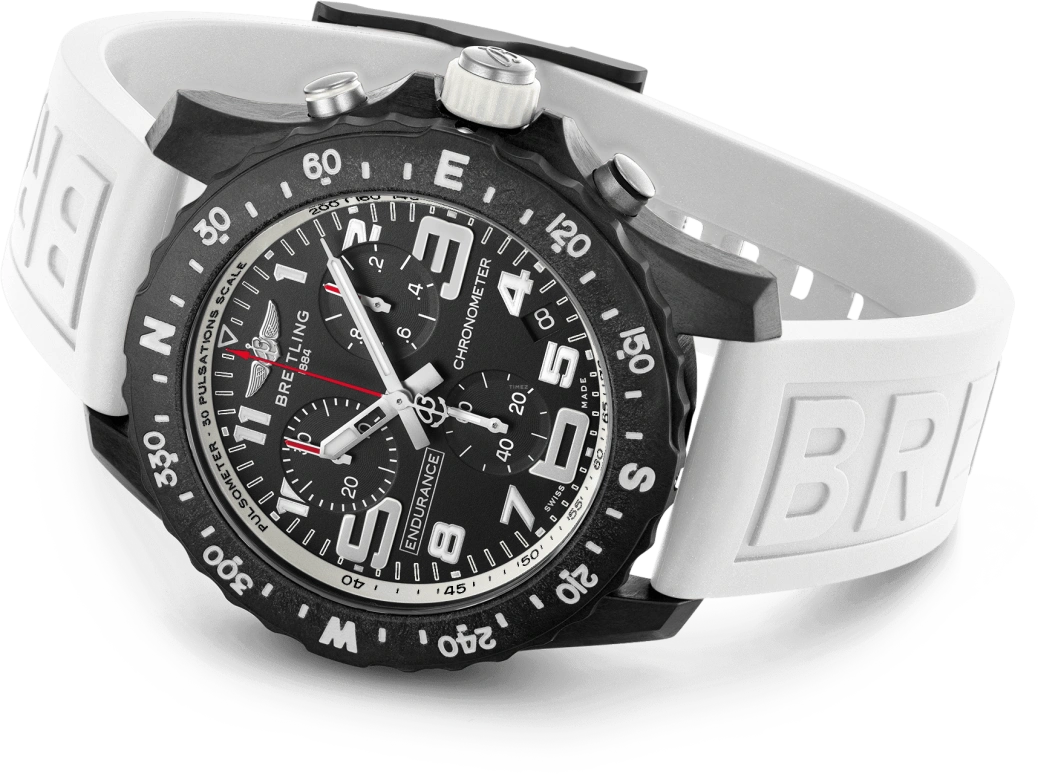 Breitling,Endurance Pro 44mm,44mm,Titaplast,Black,Quartz,Chronograph,Day,X82310A71B1S1