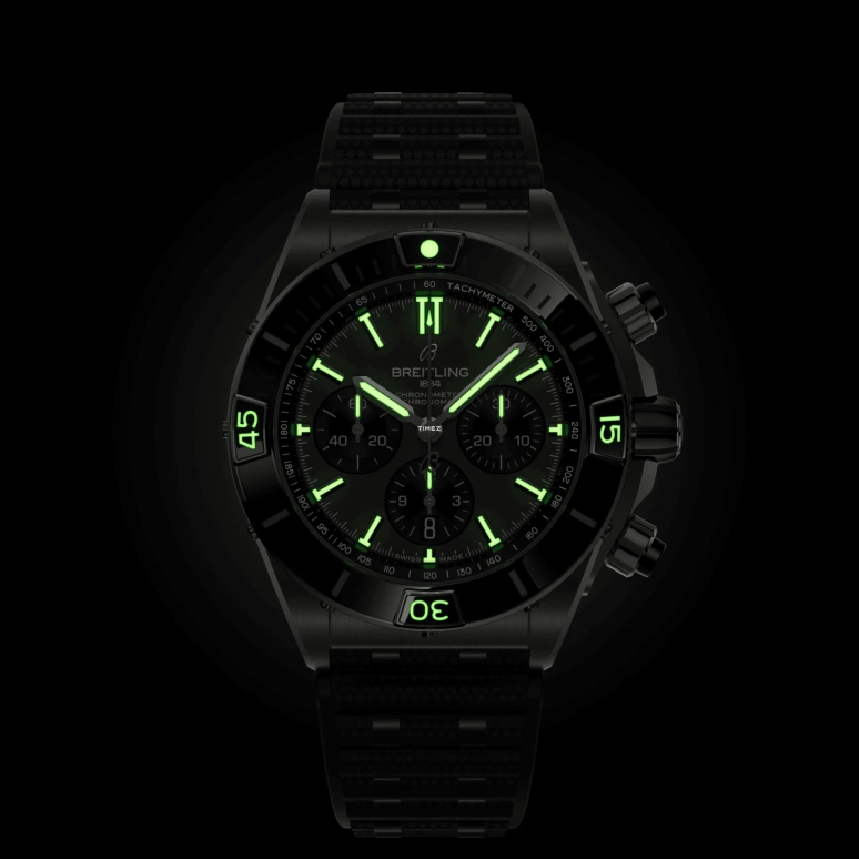 Breitling,Chronomat 44mm,44mm,Titanium,Grey,Automatic,Chronograph,Day,EB0136251M1S1