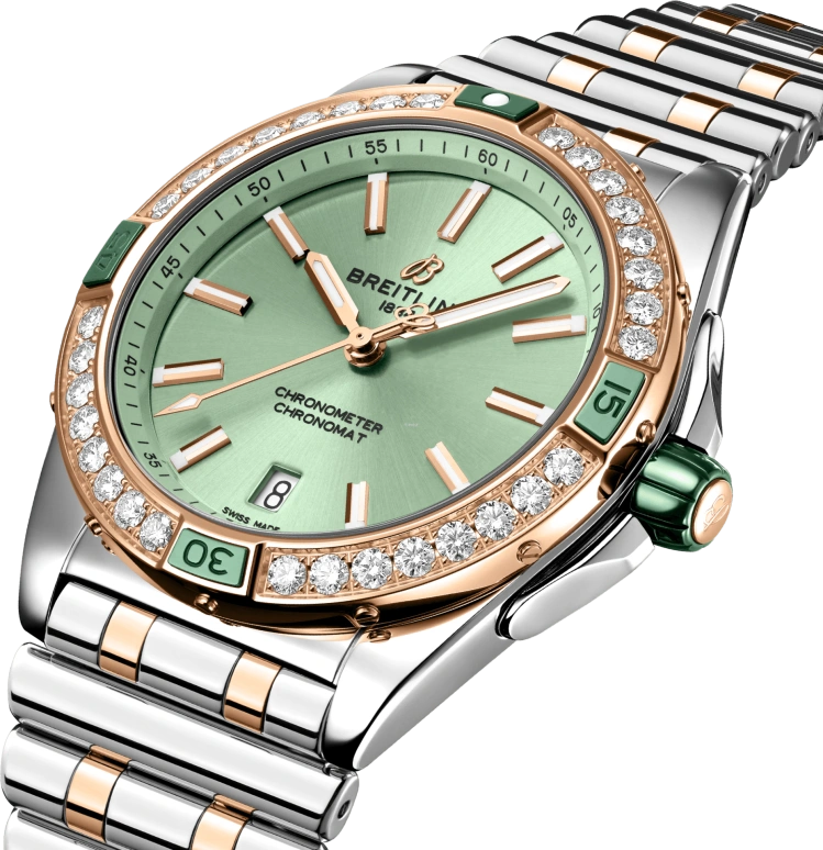 Breitling,Chronomat 38mm,38mm,Stainless Steel,Luminous,Automatic,40hours,In-house Caliber,U17356531L1U1