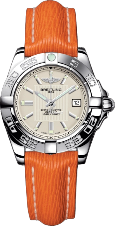 Breitling,Galactic 32mm,32mm,Stainless Steel,White,Quartz,26280hours,In-house Caliber,A71356L2,A71356L2/G702