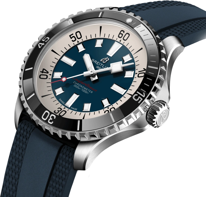 Breitling,Superocean 44mm,44mm,Stainless Steel,Blue,Automatic,40hours,In-house Caliber,A17376211C1S1
