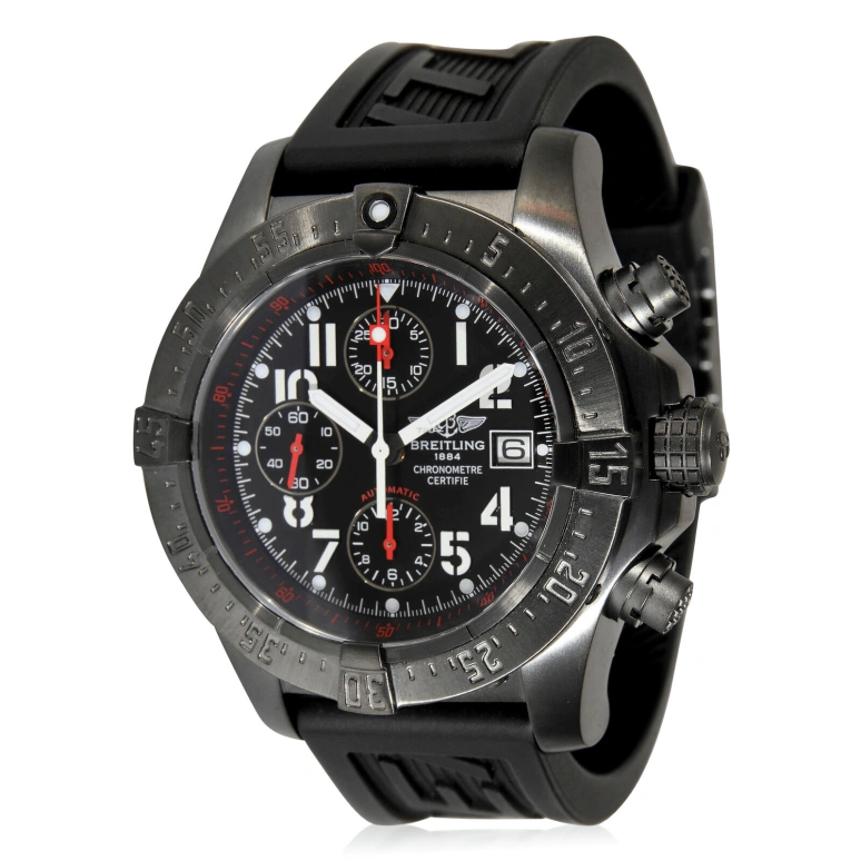 Breitling,Avenger 45mm,45mm,Stainless Steel,Black,Automatic,Chronograph,Day,M1338010,M1338010-B864