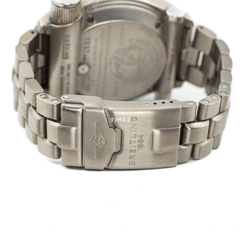 Breitling,Emergency 43mm,43mm,Titanium,Blue,Quartz,Countdown,Chronograph,Perpetual Calendar,Date,35040hours,In-house Caliber,E56321 ORBITER