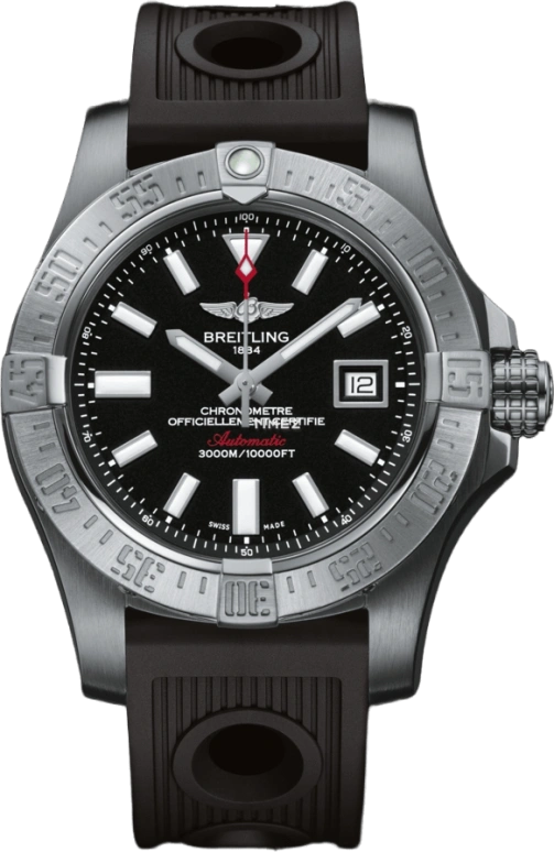 Breitling,Avenger 45mm,45mm,Stainless Steel,Black,Automatic,40hours,In-house Caliber,A1733110,A1733110.BC30.200S.A20DSA.2