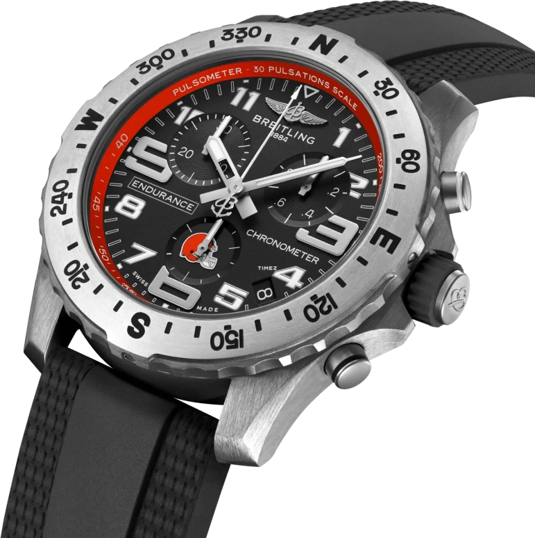 Breitling,Endurance Pro 44mm,44mm,Titanium,Black,Quartz,Chronograph,Day,E823106A1BUS1