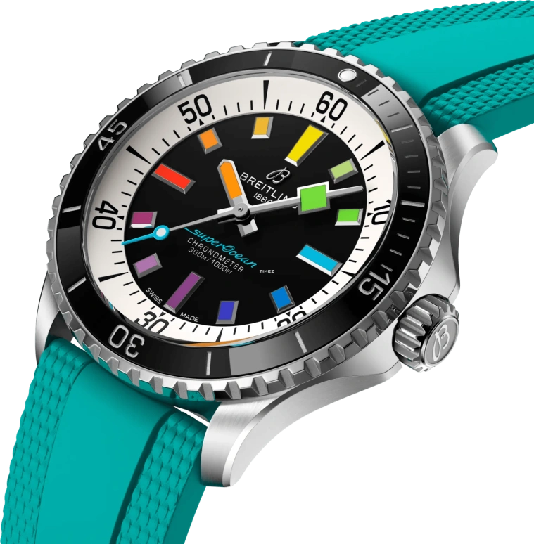 Breitling,Superocean 42mm,42mm,Stainless Steel,Black,White,Automatic,40hours,In-house Caliber,A17375211B2S2
