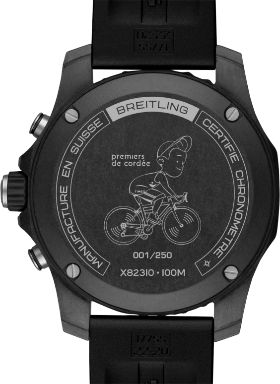 Breitling,Endurance Pro 44mm,44mm,Titaplast,Black,Quartz,Chronograph,Day,X823108B1B1S1