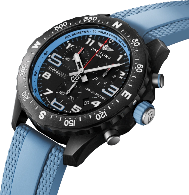 Breitling,Endurance Pro 38mm,38mm,Titaplast,Black,Quartz,Chronograph,Day,X83310281B1S1