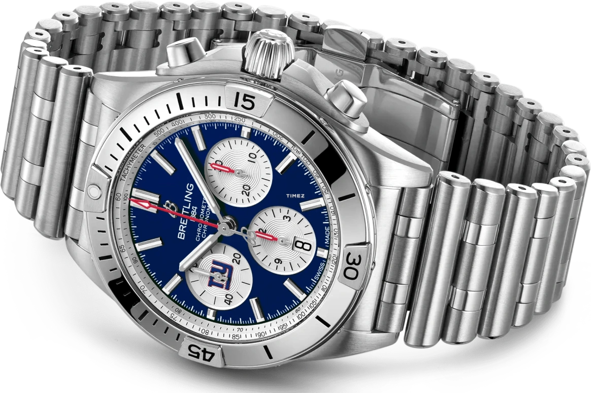 Breitling,Chronomat 42mm,42mm,Stainless Steel,Blue,Automatic,Chronograph,Day,AB01342B1CAA1