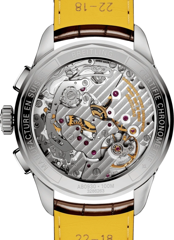 Breitling,Other 40mm,40mm,Stainless Steel,Gold,Handwound,Chronograph,Sapphire,Crystal Glass,AB0930F51H1P1