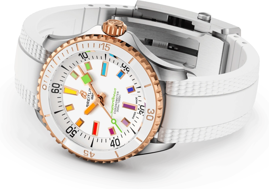 Breitling,Superocean 36mm,36mm,Stainless Steel,White,Automatic,40hours,In-house Caliber,U17377211A1S1