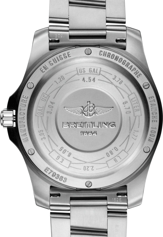 Breitling,Aerospace 43mm,43mm,Titanium,Black,Quartz,Chronograph,Perpetual Calendar,Date,Day,In-house Caliber,Sapphire,E79363101B1E1