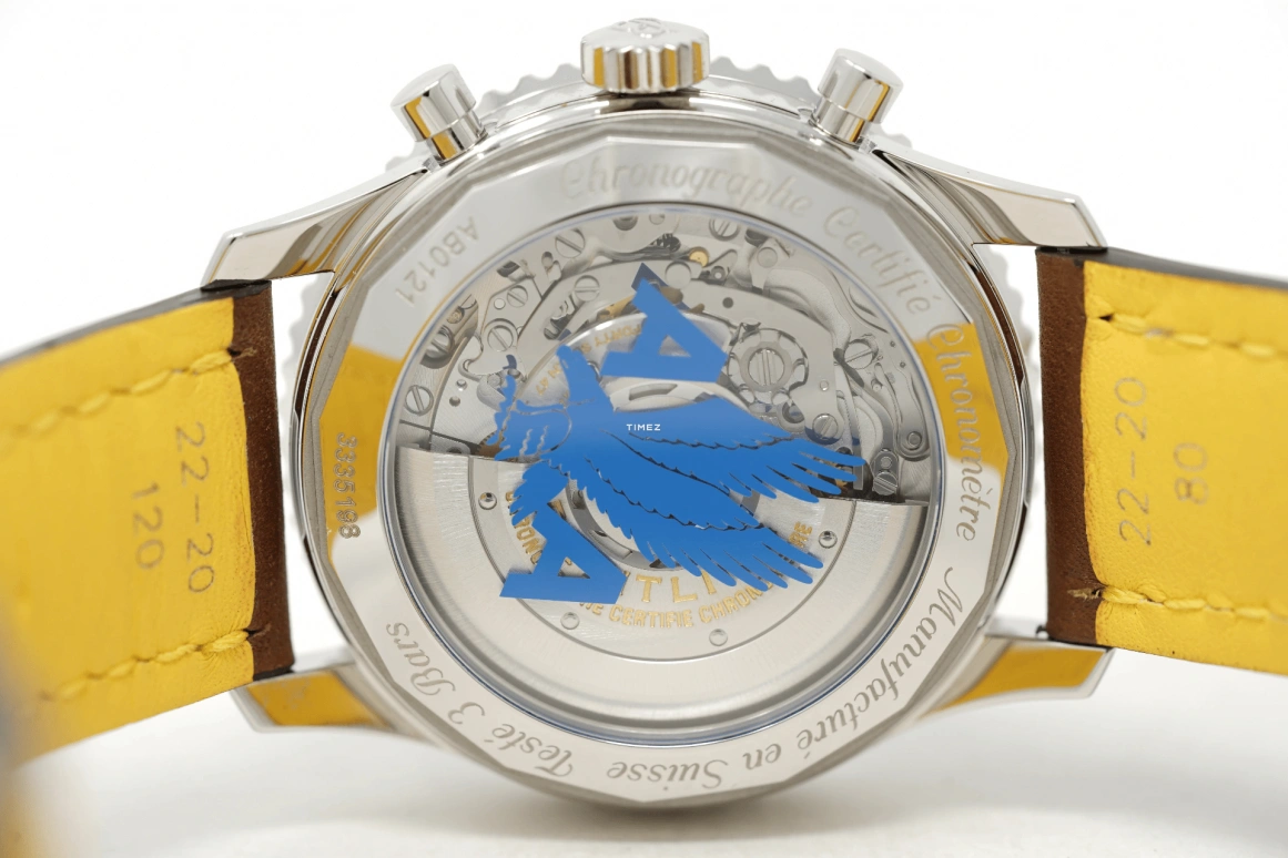 Breitling,Navitimer 43mm,43mm,Stainless Steel,Blue,Automatic,Chronograph,Day,AB0121A31C1X1
