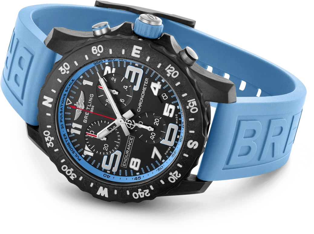 Breitling,Endurance Pro 44mm,44mm,Titaplast,Black,Quartz,Chronograph,Day,X82310281B1S1