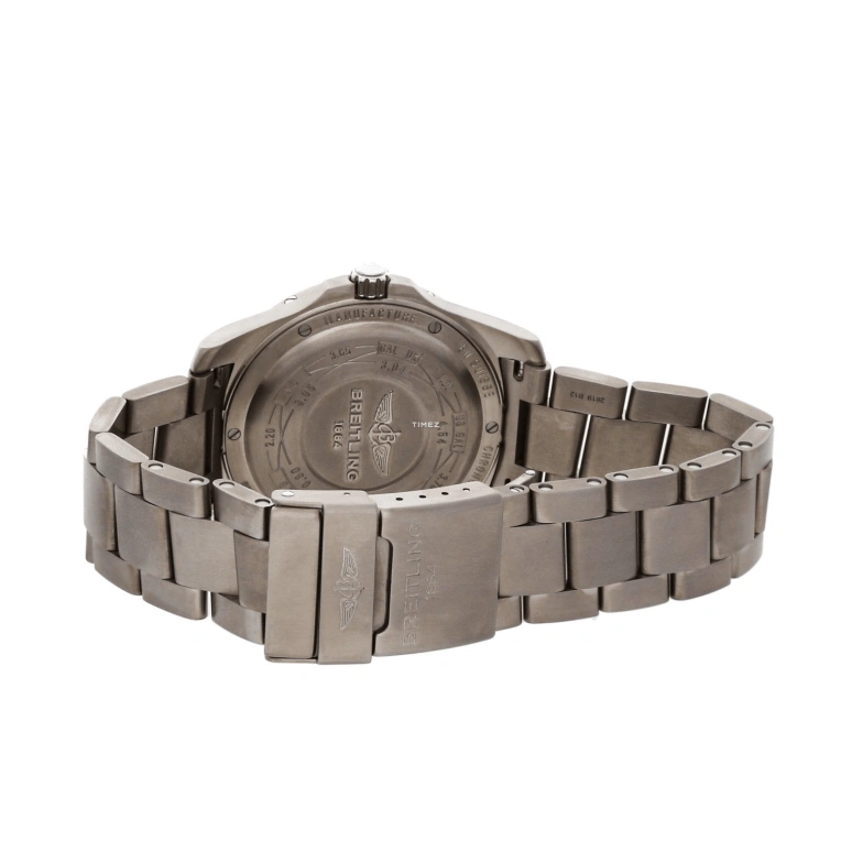 Breitling,Aerospace 42mm,42mm,Titanium,Black,Quartz,Chronograph,Dule Time,E79363101B3E1