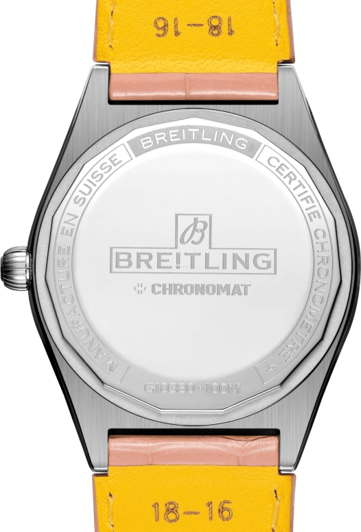 Breitling,Other 36mm,36mm,Stainless Steel,Red Gold,Pink,Automatic,Day,Sapphire,Crystal Glass,G10380BB1K1P1