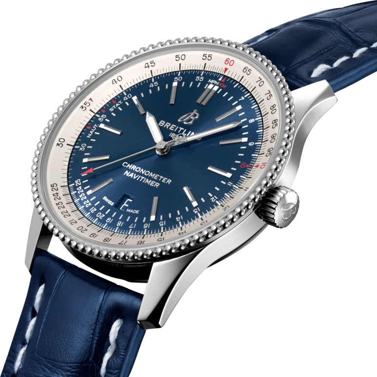 Breitling,Navitimer 41mm,41mm,Stainless Steel,Blue,Automatic,Chronograph,Date,Anti-magnetic,A17326211C1P4