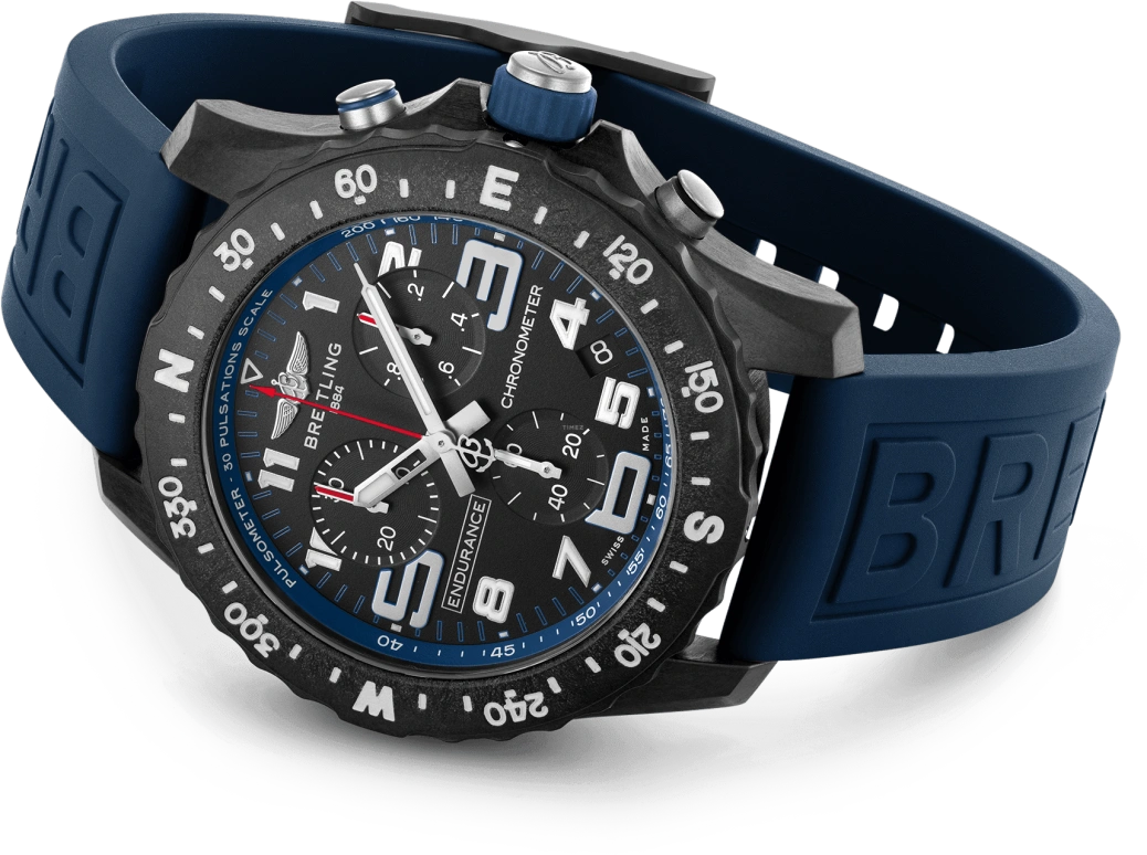 Breitling,Endurance Pro 44mm,44mm,Titaplast,Black,Quartz,Chronograph,Day,X82310D51B1S1