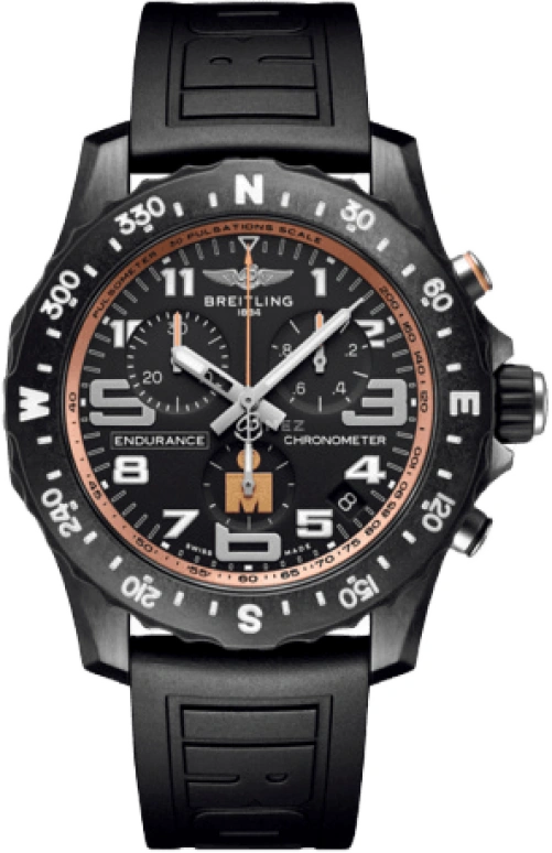 Breitling,Endurance Pro 44mm,44mm,Titaplast,Black,Quartz,Chronograph,Day,X823101B1B1S1